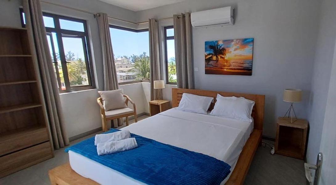 Splendide Penthouse Vue Mer A 5 Mn A Pied De La Plage Flic-en-Flacq 外观 照片