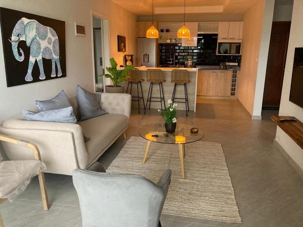 Splendide Penthouse Vue Mer A 5 Mn A Pied De La Plage Flic-en-Flacq 外观 照片