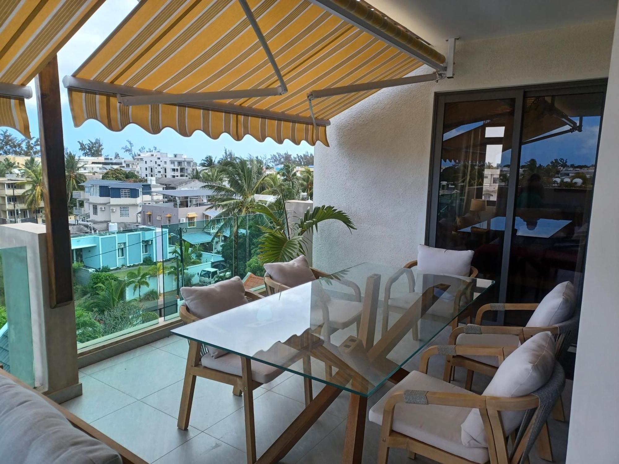 Splendide Penthouse Vue Mer A 5 Mn A Pied De La Plage Flic-en-Flacq 外观 照片